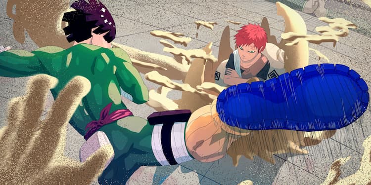 Rock Lee vs. Gaara